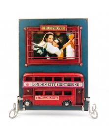 Ф/Рамка 1510E-385 Лондонский автобус, двусторонняя      (25*22,5*6,5см.)..