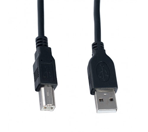 Кабель  Perfeo (U4104) USB2.0 A вилка - USB2.0 B вилка 5.0м  пакет (  10) Р