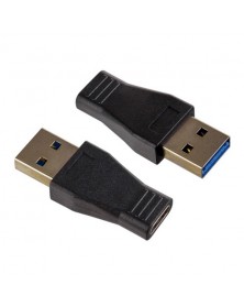 Кабель  Perfeo (A7021)  USB3.0  вилка - USB Type C  розетка адаптер в пакет..
