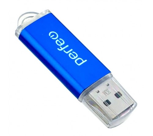 USB-картридер  Perfeo (PF-VI-R025 Blue)    MicroSD Blue