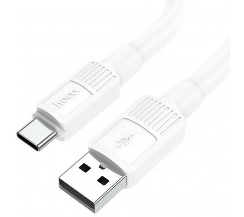 Кабель  USB - Type C Hoco X 84 1.0 m,3.0A, White,коробочка Пластик