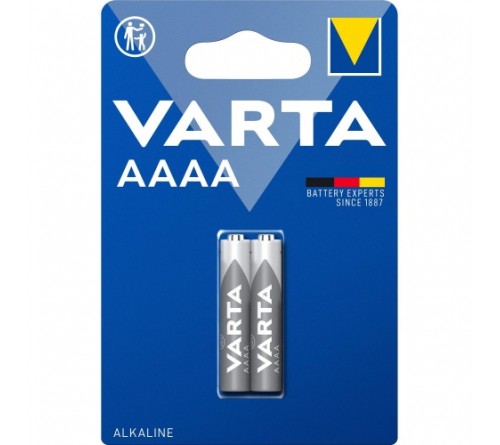 Батарейка   Varta AAAA/25A/LR61/LR8D425 BL2 Alkaline 1.5V (04061) (2/20/100)