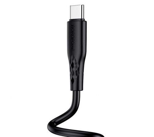 Кабель  USB - Type C Borofone BX 48 1.0 m,3.0A Black,коробочка Пластик