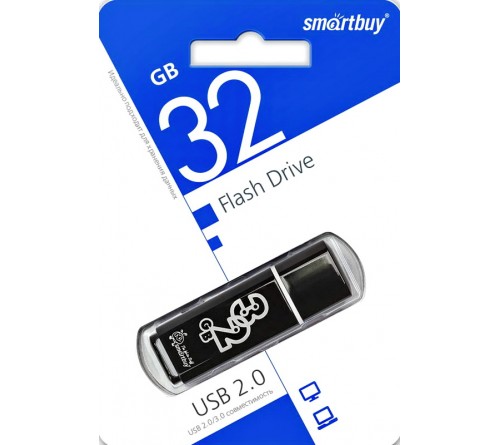 USB Флеш-Драйв  32Gb  Smart Buy Glossy