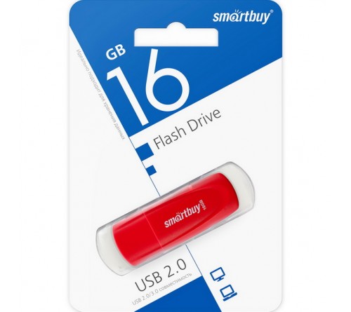USB Флеш-Драйв  16Gb  Smart Buy Scout