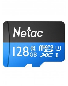 Карта памяти  MicroSDXC   128Gb (Class  10)  Netac  без Адаптера P500 Extre..
