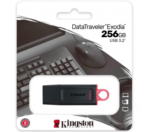 USB Флеш-Драйв256Gb  Kingston  DT Exodia USB 3.2