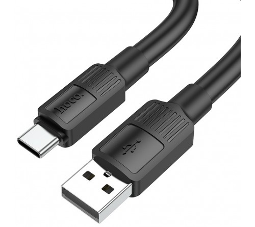 Кабель  USB - Type C Hoco X 84 1.0 m,3.0A, Black,коробочка Пластик