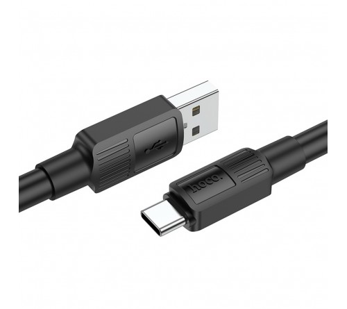 Кабель  USB - Type C Hoco X 84 1.0 m,3.0A, Black,коробочка Пластик