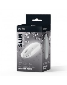 Мышь Perfeo  Slim                            (Nano,1200dpi,Optical) White Б..