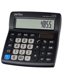 Калькулятор PERFEO PF B4855           (Бухгалтерский, 12-разрядов) Black..
