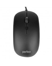 Мышь Perfeo  Lump                          (USB, 1600dpi,Optical) Black (PF..