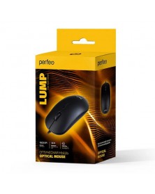 Мышь Perfeo  Lump                          (USB, 1600dpi,Optical) Black (PF..