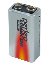 Батарейка Крона  PERFEO         6F22    (10)(500)  Dynamic Zinc..