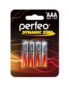 Батарейка PERFEO           R03  (4BL)(120)(960)  Блистер Dynamic Zinc..