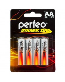 Батарейка PERFFEO          R6  (4BL)(120)(720) Блистер Dynamic Zinc..