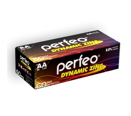 Батарейка PERFEO            R6  Shrink 4  Dynamic Zinc  (60)(1200)