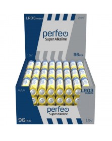 Батарейка PERFEO            LR03  Alkaline  96 BOX  (96)(384)  Super Alkali..