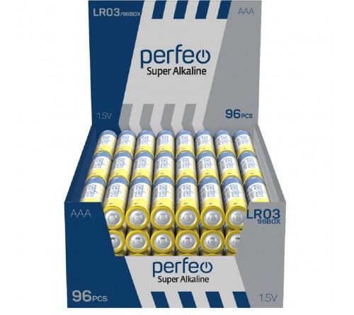 Батарейка PERFEO          LR03  Alkaline  96 BOX  (96)(384)  Super Alkaline  