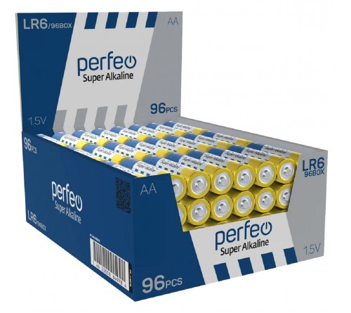 Батарейка PERFEO            LR6  Alkaline  96 BOX (96)(384)  Super Alkaline 