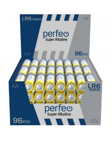 Батарейка PERFEO            LR6  Alkaline  96 BOX (96)(384)  Super Alkaline..