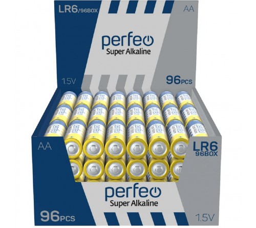 Батарейка PERFEO            LR6  Alkaline  96 BOX (96)(384)  Super Alkaline 