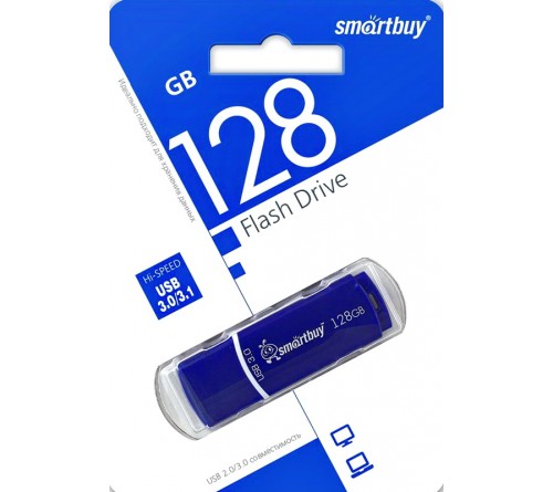 USB Флеш-Драйв128Gb  Smart Buy Crown USB 3.0