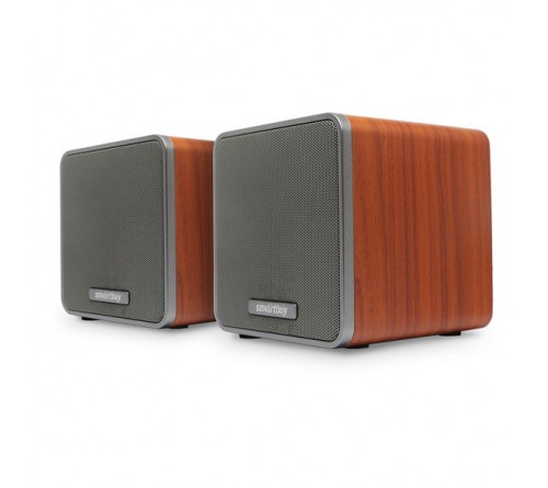 Колонки Smart Buy (SBA 4700)                2.0 (2*   3W)  Cubes/Кубики Дерево, Brown питание 5V или от USB Супер Звук