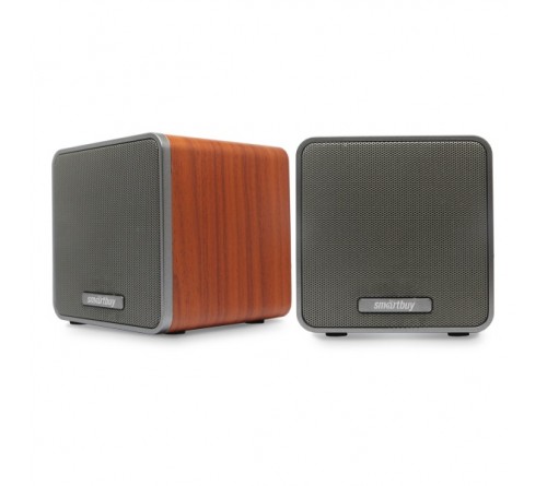 Колонки Smart Buy (SBA 4700)                2.0 (2*   3W)  Cubes/Кубики Дерево, Brown питание 5V или от USB Супер Звук