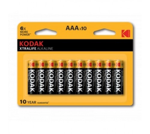 Батарейка KODAK             LR03  Alkaline  (  8+2 BL)(120)(480) XTRALIFE Alkaline