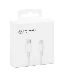 Кабель  Type C - 8-pin A1703 1.0 m, Original, White, коробочка