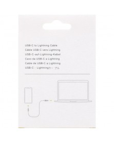 Кабель  Type C - 8-pin A1703 1.0 m, Original, White, коробочка