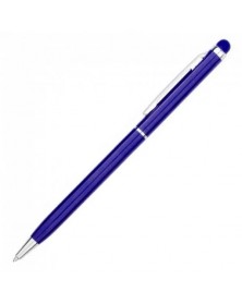 Ручка шариковая металлическая Slim Style синяя..