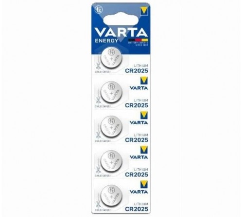 Батарейка VARTA              CR2025  ( 5BL) Lithium 3V  ( 100)(500)  6025
