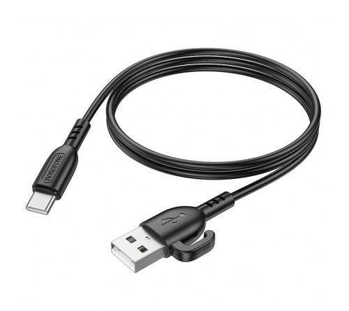 Кабель  USB - Type C Borofone BX 91 1.0 m,3.0A Black,коробочка Пластик