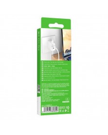 Кабель  USB - Lighting iPhone Borofone BX 91 1.0 m,2.4A White,коробочка..