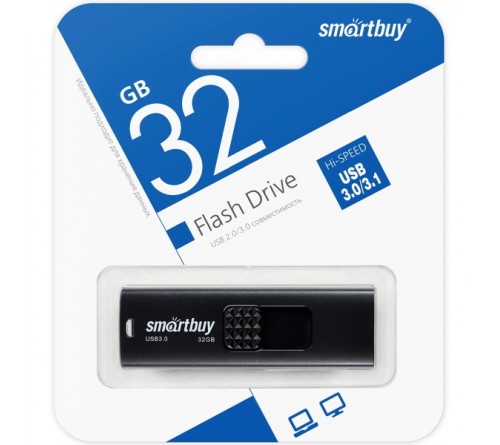 USB Флеш-Драйв  32Gb  Smart Buy Fashion USB 3.0 Black