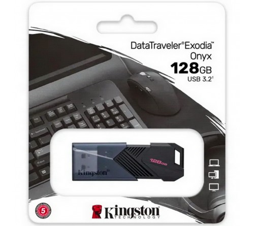 USB Флеш-Драйв128Gb  Kingston  DT Exodia Onyx USB 3.2