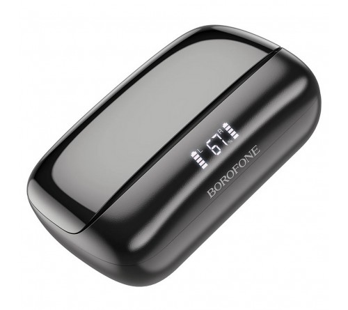 Гарнитура Borofone BE 55 TWS         (Вакуумная)             (    ) Black   HiFi ДУ Bluetooth v5.1,Беспроводная