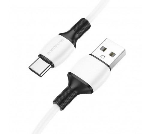 Кабель  USB - Type C Borofone BX 84 1.0 m,2.4A White,коробочка Пластик