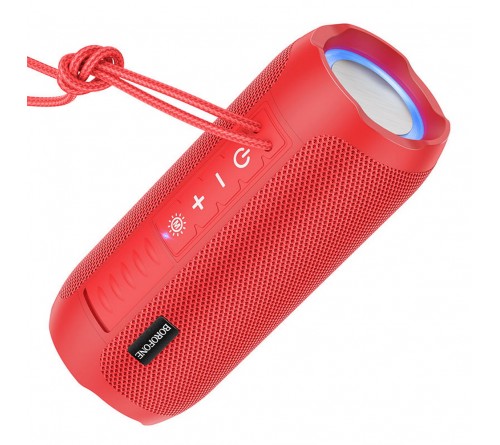 Миниспикер Borofone  BR 21  Bluetooth FM,MP3 USB,microSD,AUX Red            1200mAh