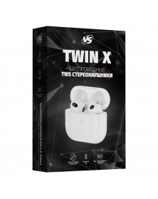 Гарнитура VS TWS TWIN X                (Вакуумная)             (10) White  ..