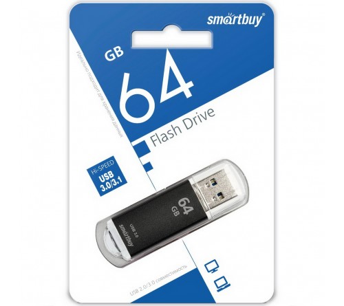 USB Флеш-Драйв  64Gb  Smart Buy V-Cut USB 3.0