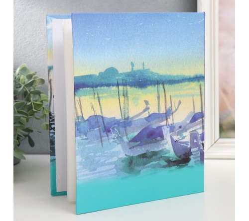 Ф/Альбом  PL-001-3   200 фото  10*15  с кармашками, Watercolor travel, Венеция    (24) 