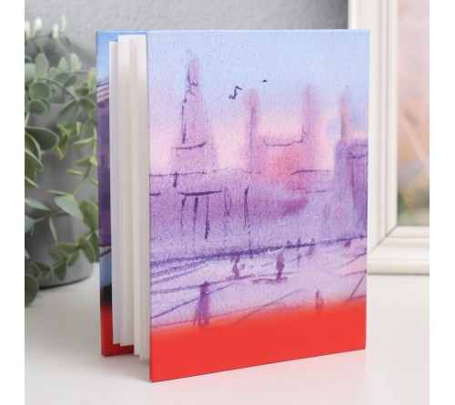 Ф/Альбом  PL-001-1   100 фото  10*15  с кармашками, Watercolor travel, Лондон    (24) 