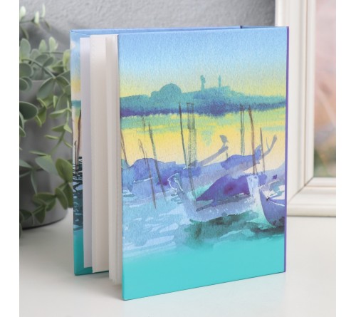 Ф/Альбом  PL-001-3   100 фото  10*15  с кармашками, Watercolor travel, Венеция    (24) 