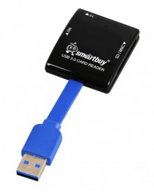 USB-картридер  SmartBuy  (SBR  -700-K) Black  USB 3.0..