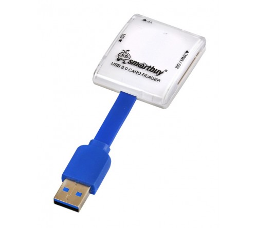 USB-картридер  SmartBuy  (SBR  -700-W) White  USB 3.0