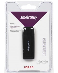USB-картридер  SmartBuy  (SBR  -705-K) Black  USB 3.0..