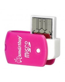 USB-картридер  SmartBuy  (SBR  -706-P)(Micro SD) Pink..
